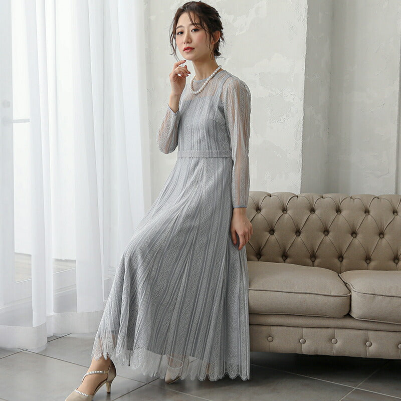 300014 2Wayレイヤードレースドレス