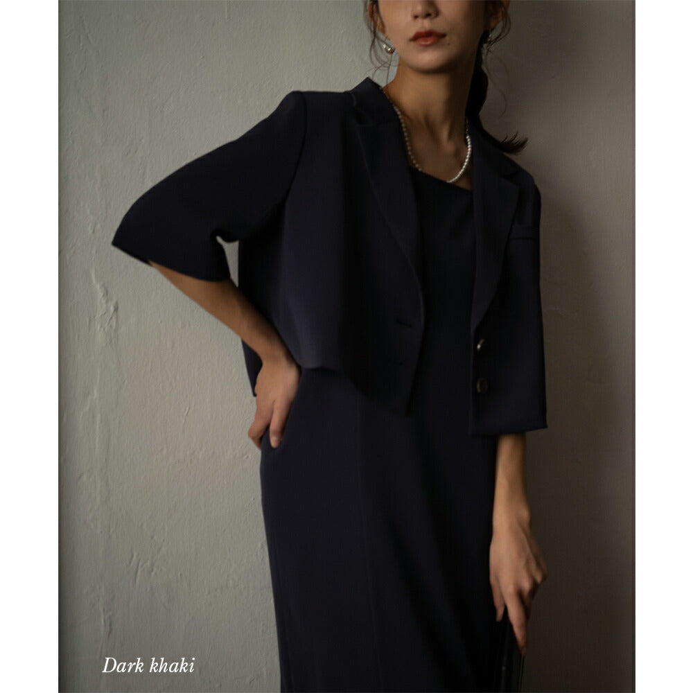 300052 ジャケットアンドタイトドレスセットアップ