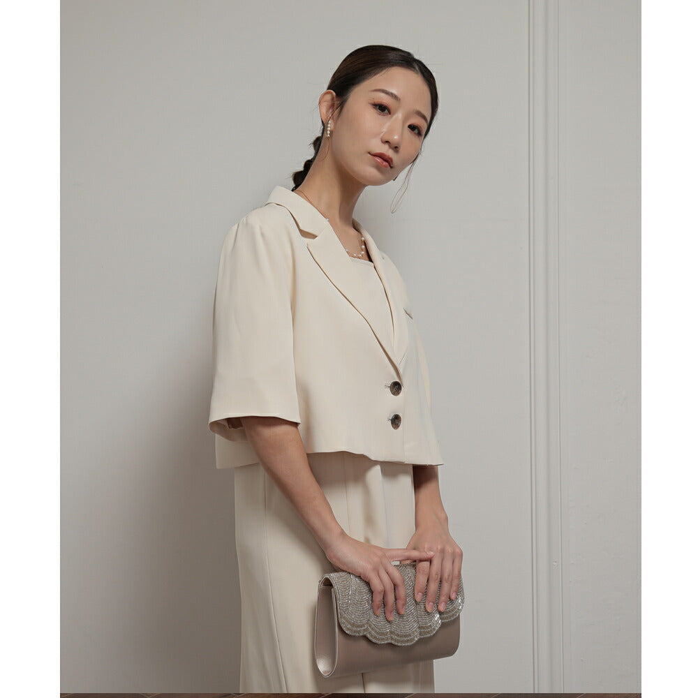 300052 ジャケットアンドタイトドレスセットアップ
