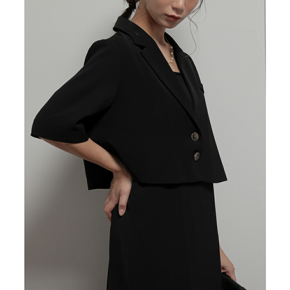 300052 ジャケットアンドタイトドレスセットアップ