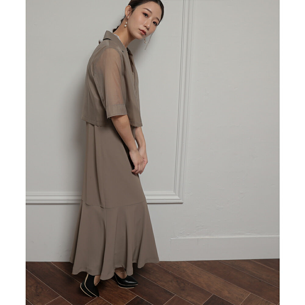 300053 ジャケットアンドマーメイドドレスセットアップ