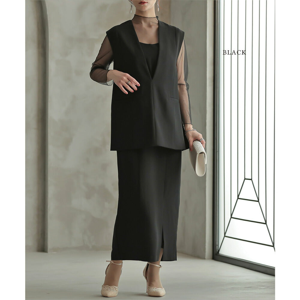 300083 プルオーバージレ&ワンピースセットアップ