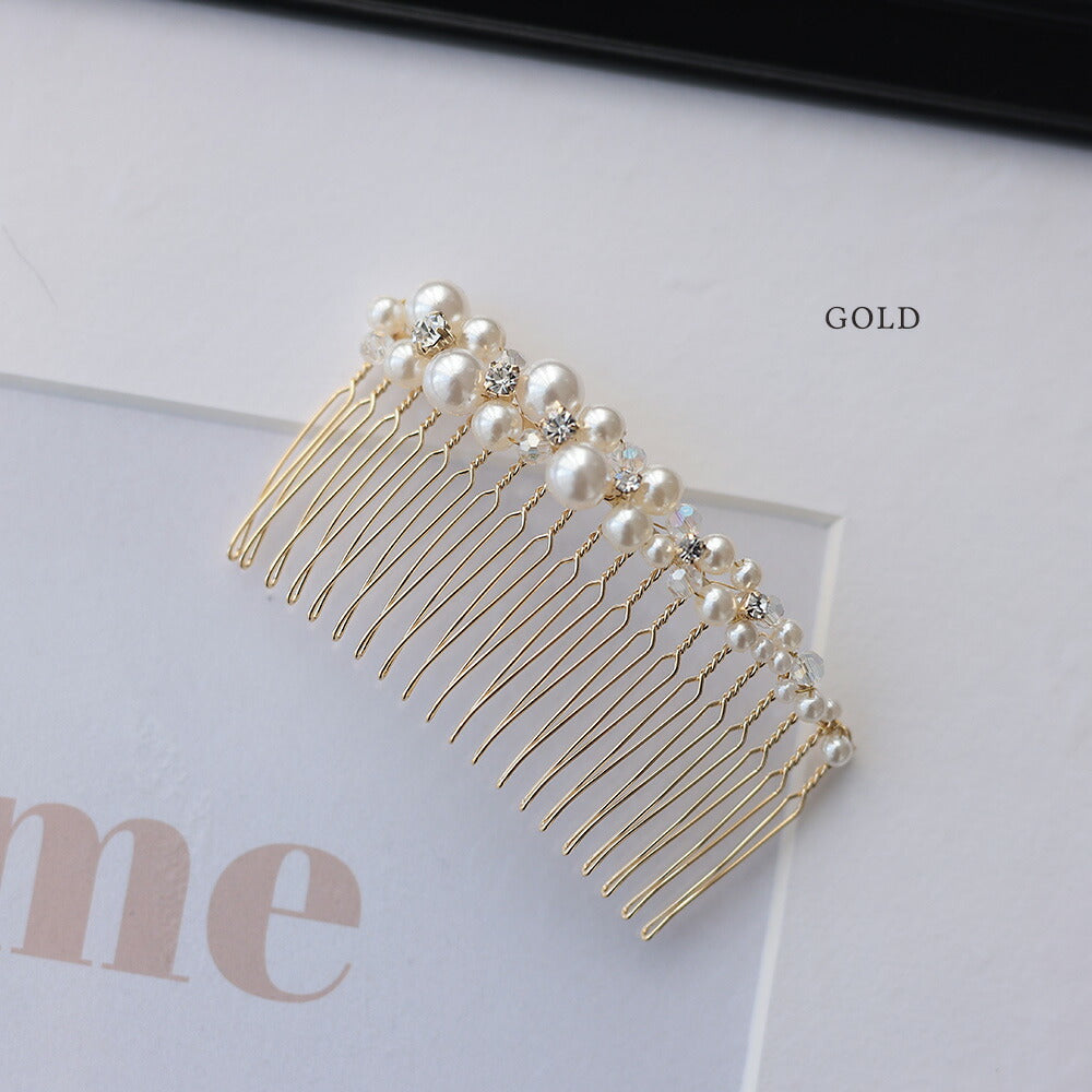 550001 パール&ビジューシャイニーヘアコーム