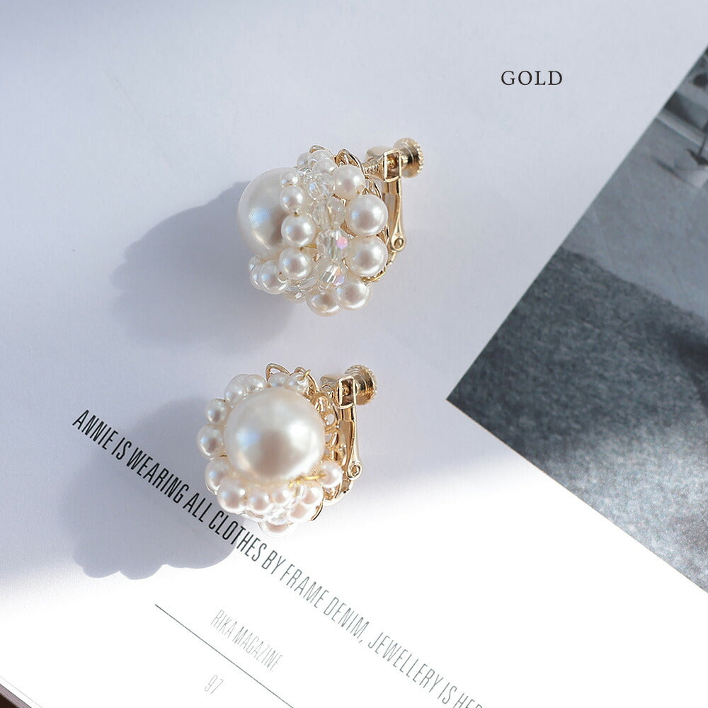 550010 大小パールイヤリング