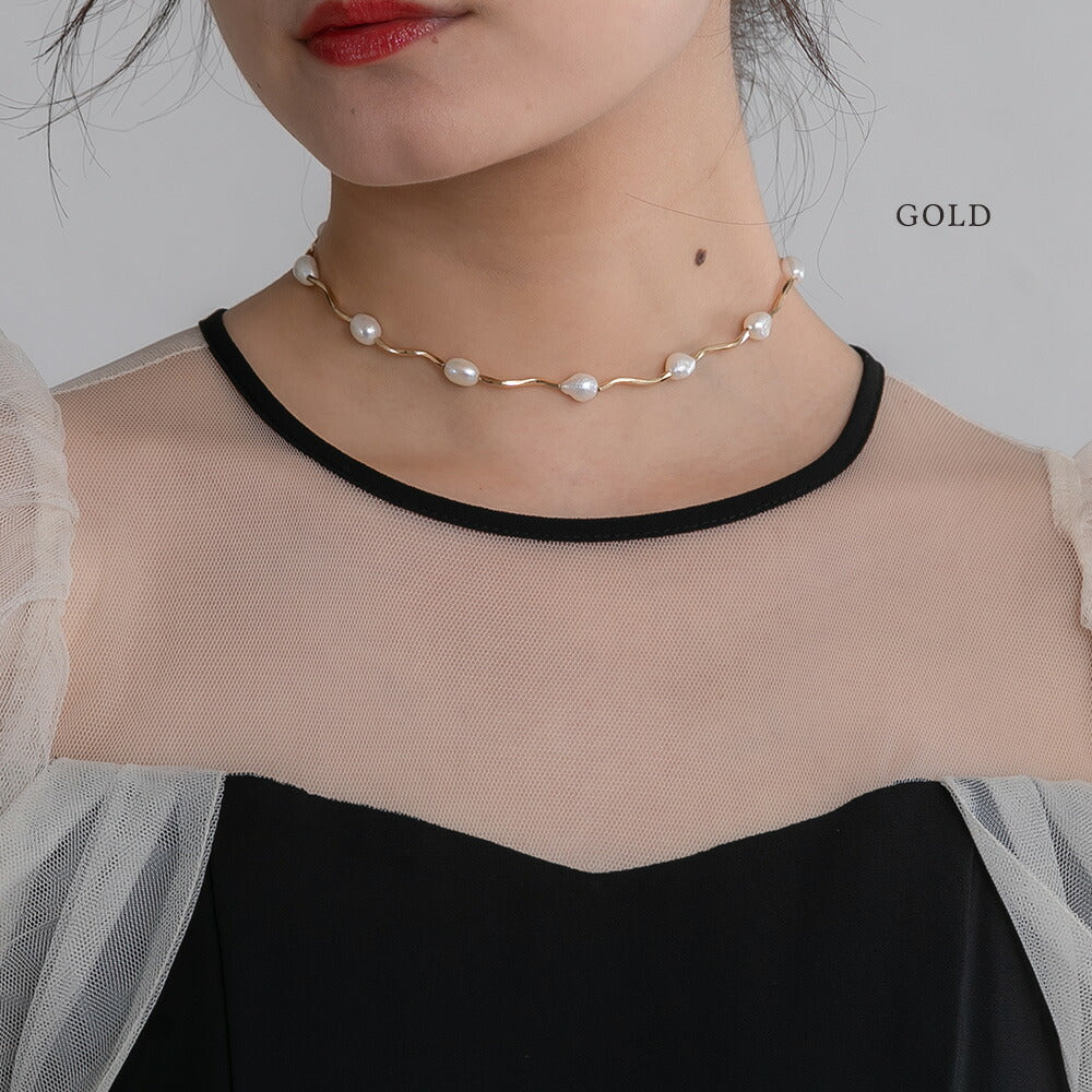 550020 2way偏光パールネックレス