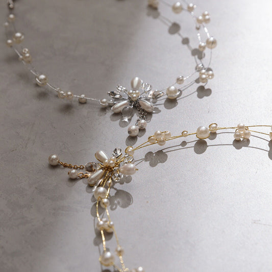 550086 パールフラワーネックレス