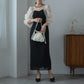 160cm B82cm  W59cm H83cm 骨格ウェーブ【Mサイズ着用】
