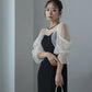 160cm B82cm  W59cm H83cm 骨格ウェーブ【Mサイズ着用】