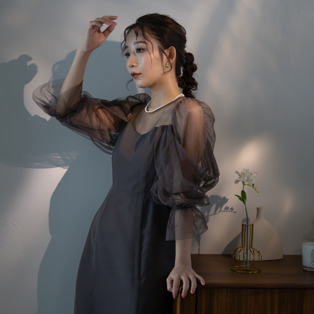 160cm B82cm  W59cm H83cm 骨格ウェーブ【Mサイズ着用】