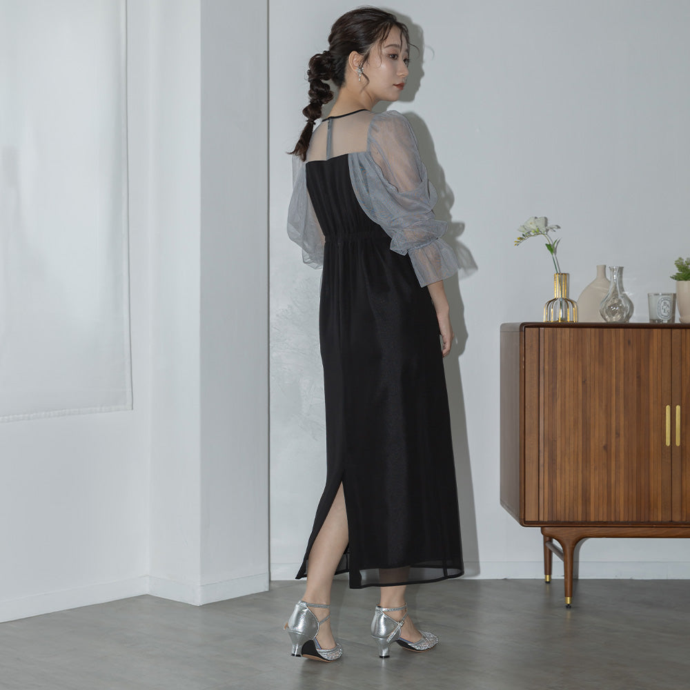 160cm B82cm  W59cm H83cm 骨格ウェーブ【Mサイズ着用】