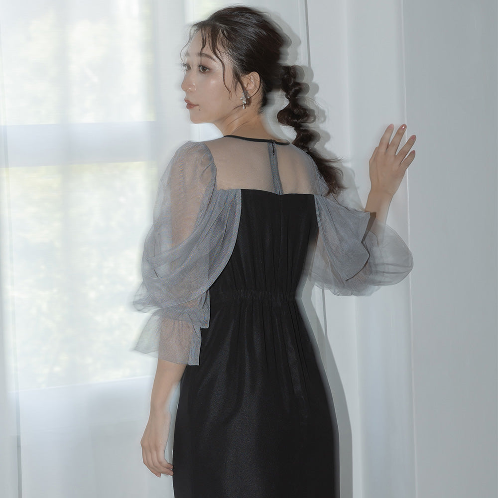 160cm B82cm  W59cm H83cm 骨格ウェーブ【Mサイズ着用】