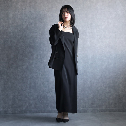 300181 テーラードジャケット＆キャミソールドレス