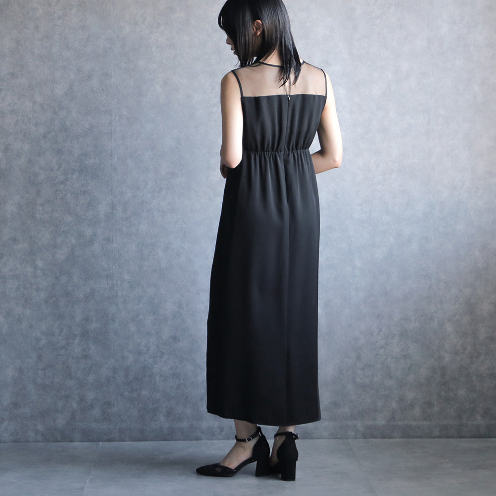 300183 ボリュームチュールトップス＆ノースリーブペンシルドレス