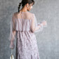 300192 エンブロイダリーチュールコンビドレス
