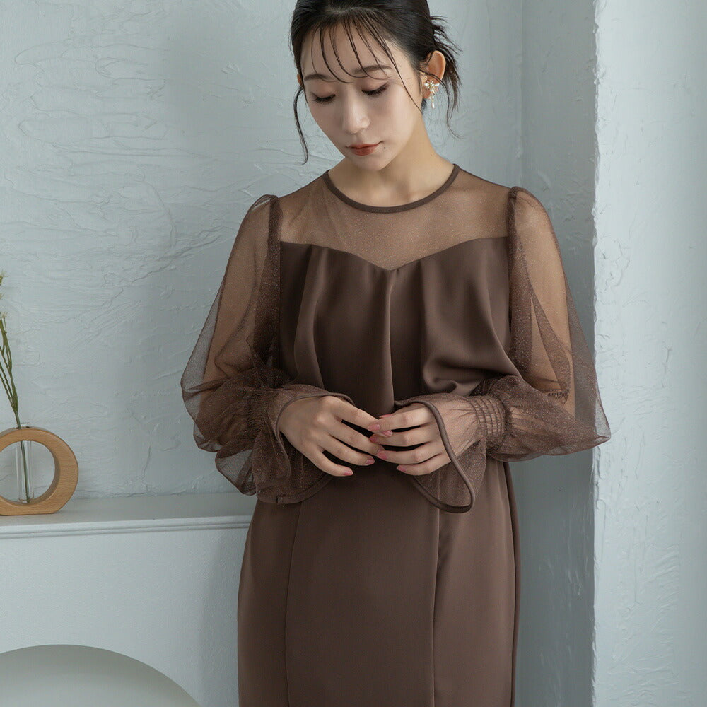 身長160cm／バスト82cm／ウエスト59cm／ヒップ83cm 骨格ウェーブ【Mサイズ着用】