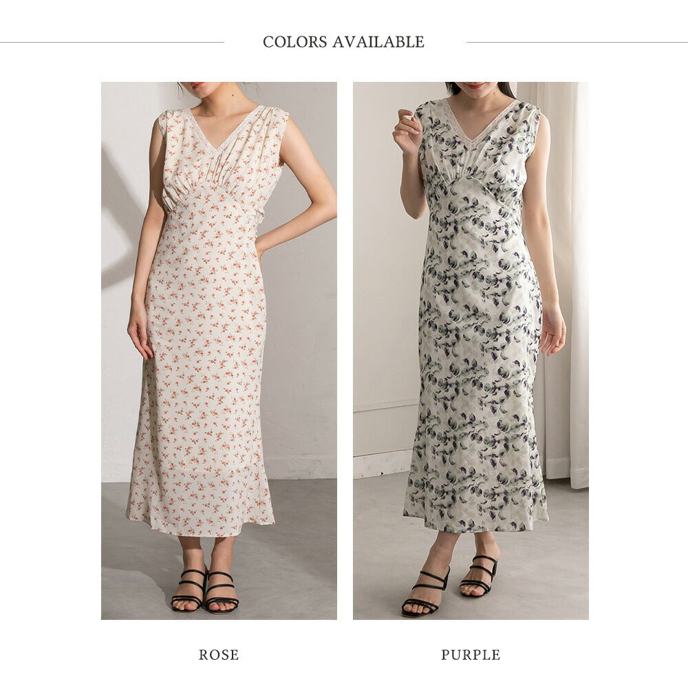 330020 ハートレーストリミングワンピース