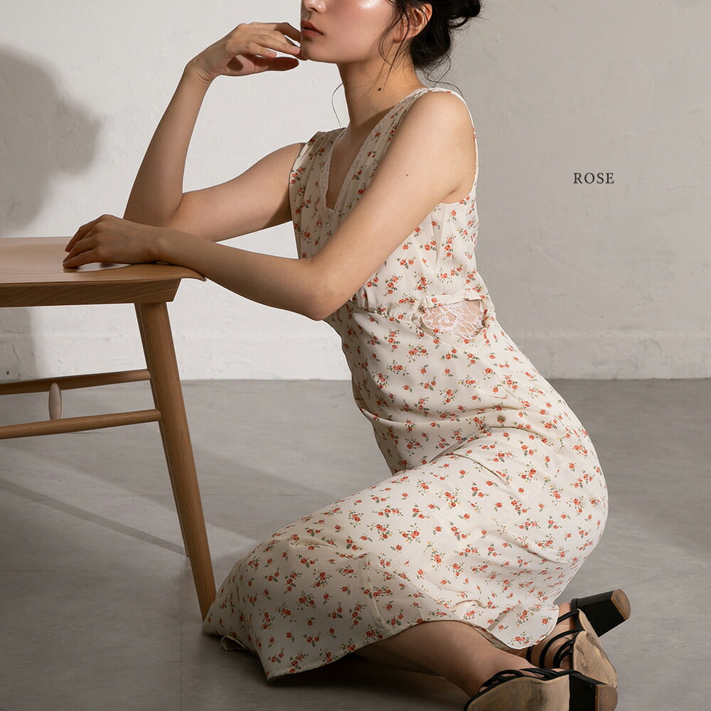 330020 ハートレーストリミングワンピース