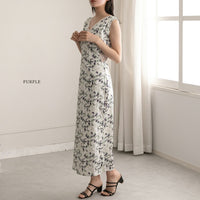 330020 ハートレーストリミングワンピース