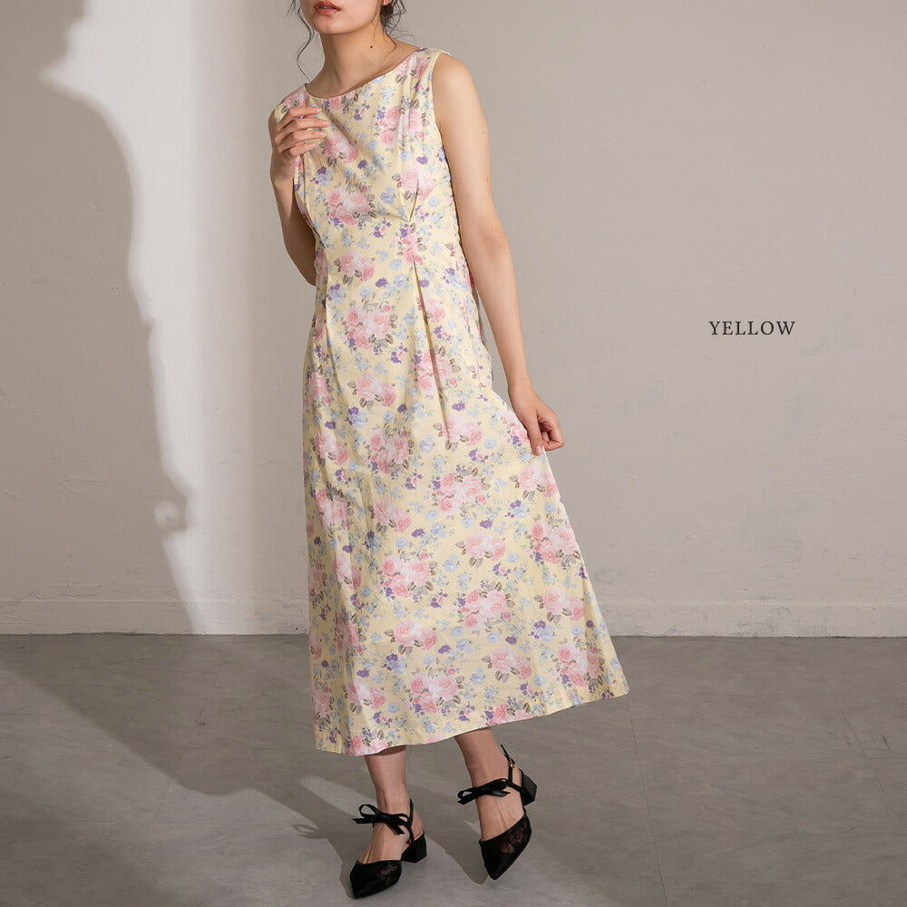 330022 コットンフラワーワンピース