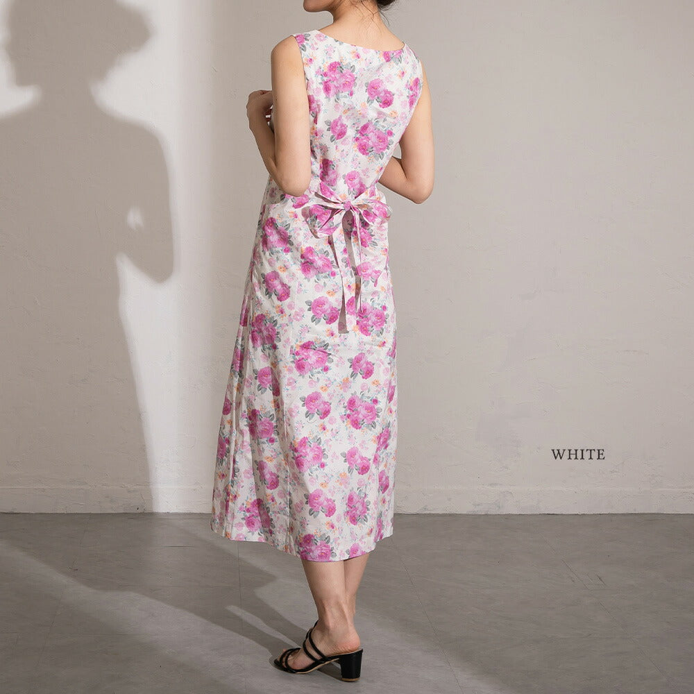 330022 コットンフラワーワンピース