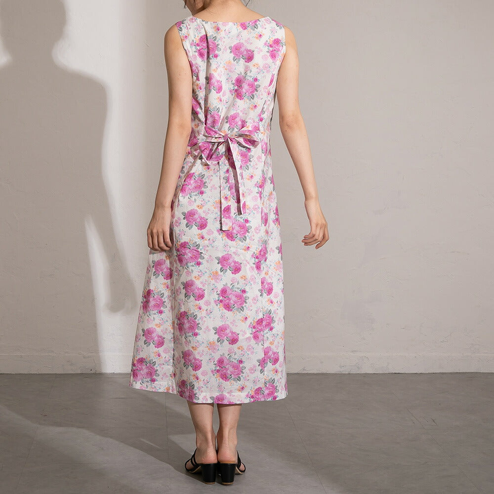 330022 コットンフラワーワンピース