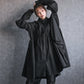 シャーリングシャツワンピース