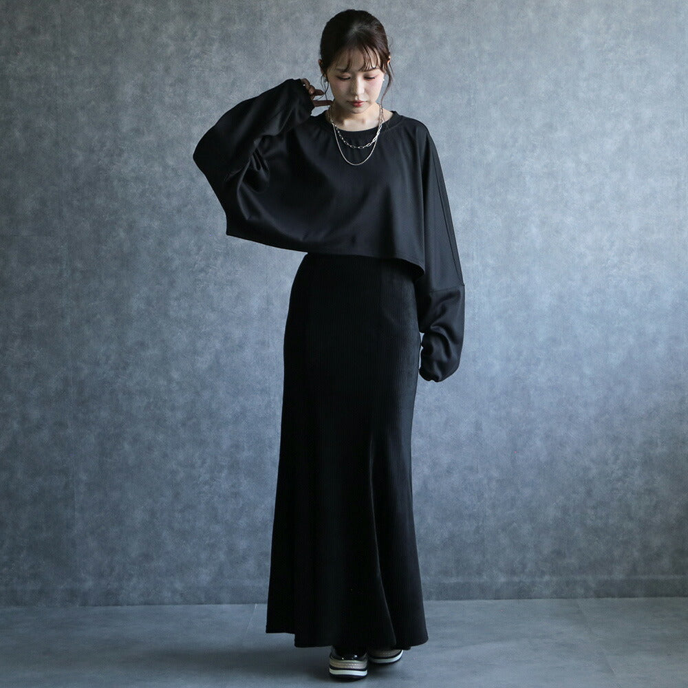 330080 クロップドビッグロンT