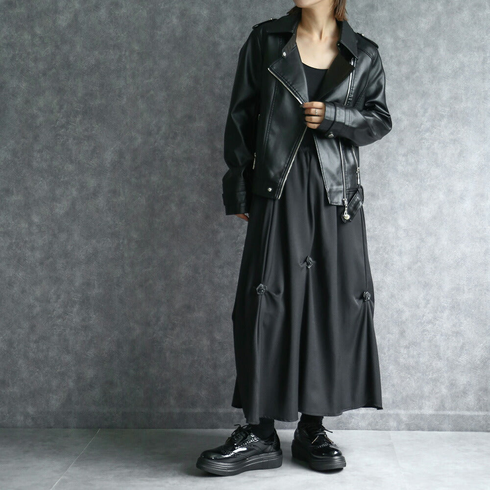 330084 ダブルライダースジャケット