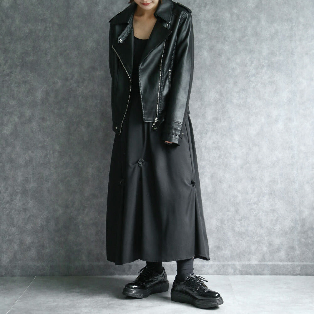 330084 ダブルライダースジャケット