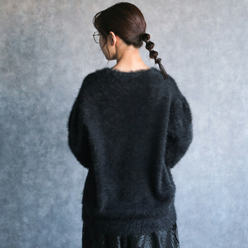 330085 リュクスシャギーカーディガン