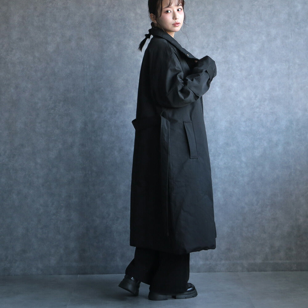 330087 スタンドカラーモンスターコート