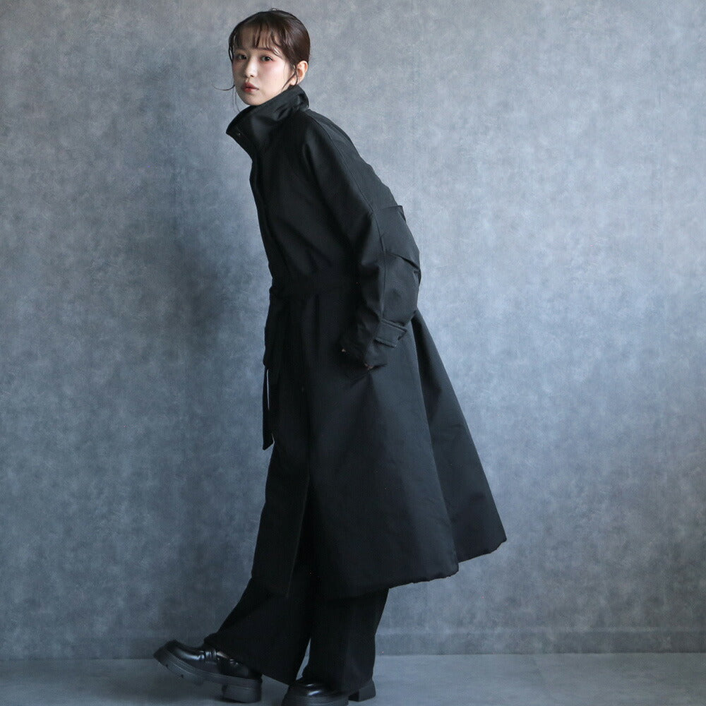 330087 スタンドカラーモンスターコート