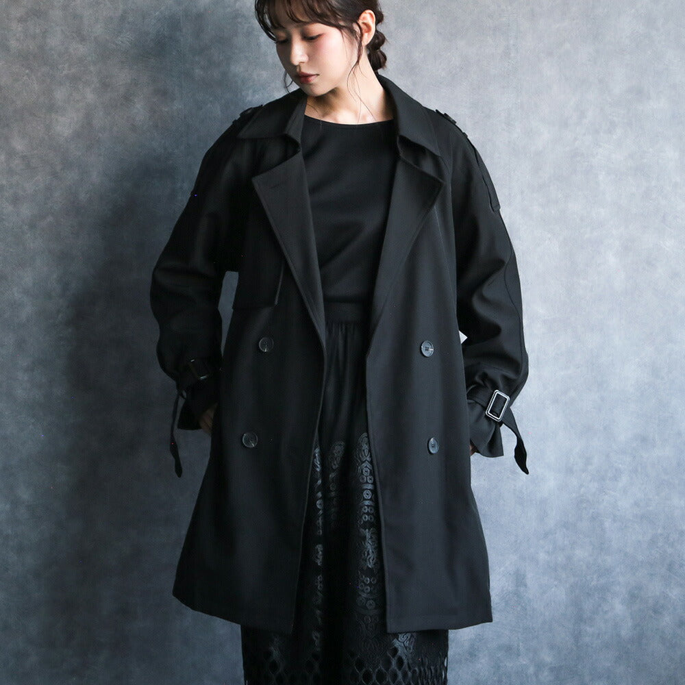 330094 キャンディースリーブトレンチコート