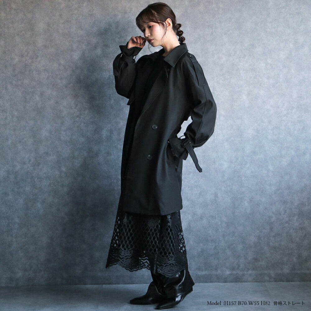 330094 キャンディースリーブトレンチコート