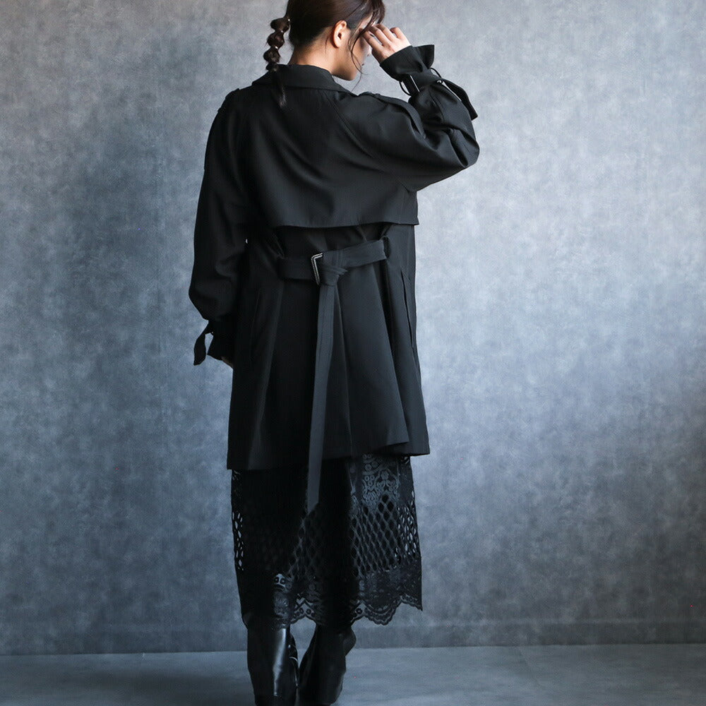 330094 キャンディースリーブトレンチコート