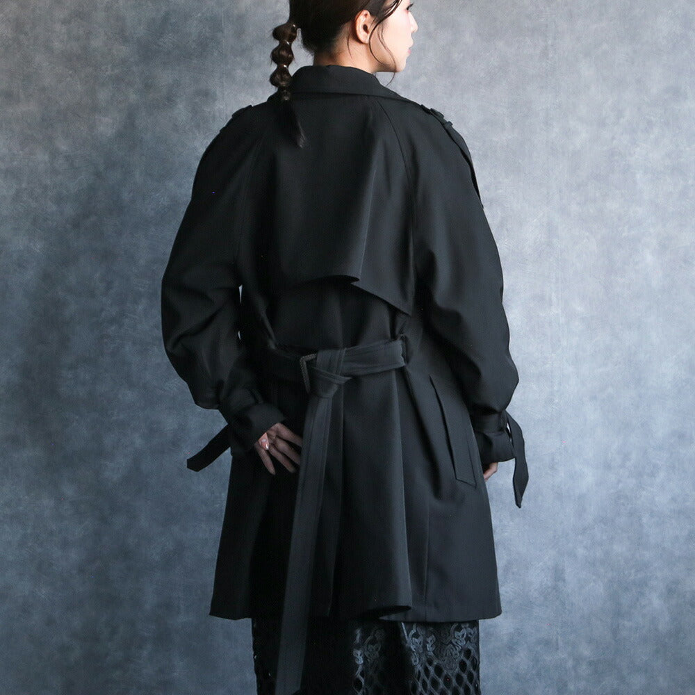 330094 キャンディースリーブトレンチコート