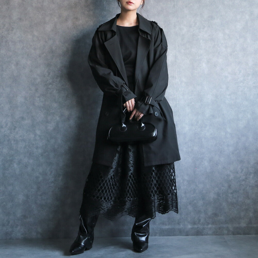 330094 キャンディースリーブトレンチコート