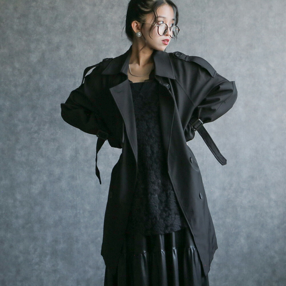 330094 キャンディースリーブトレンチコート