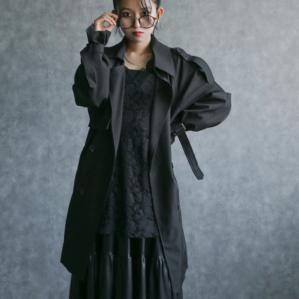 330094 キャンディースリーブトレンチコート