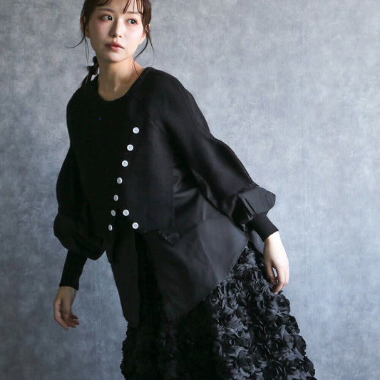 330095 シャツドッキングニットプルオーバー