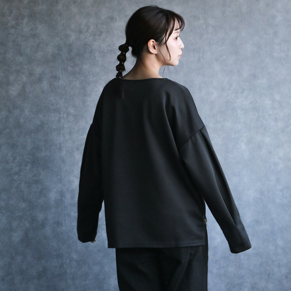 330099 サイドジップオーバーサイズロンT