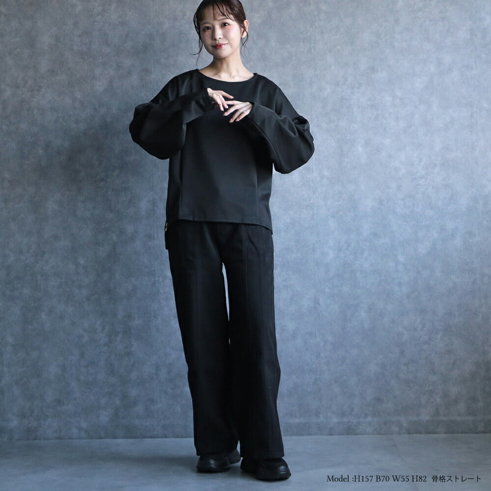 330099 サイドジップオーバーサイズロンT