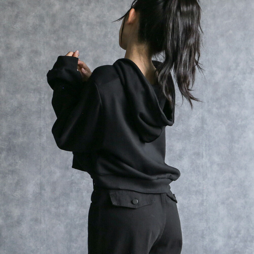 330103 ハートポイントショートフーディー