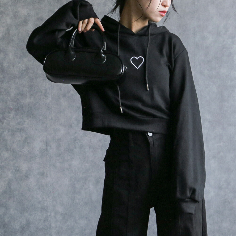 330103 ハートポイントショートフーディー