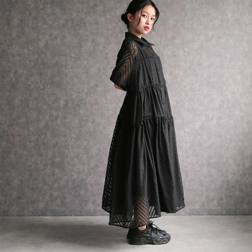 リラクシーティアードワンピース