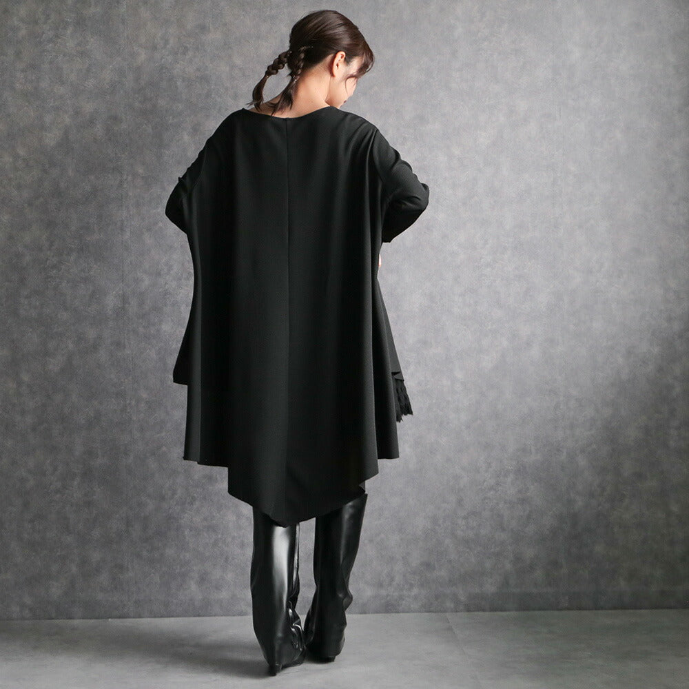 【ポケット付き】アシンメトリーモードチュニック