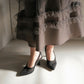 400027 サイドスリットレースパンプス