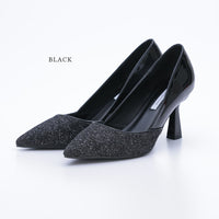 440002 グリッター・ラメヒールパンプス