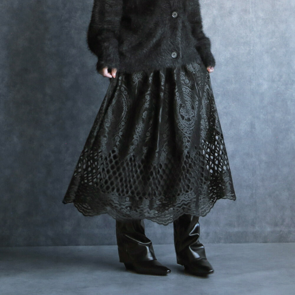 440012 ルーズフィットモードロングブーツ