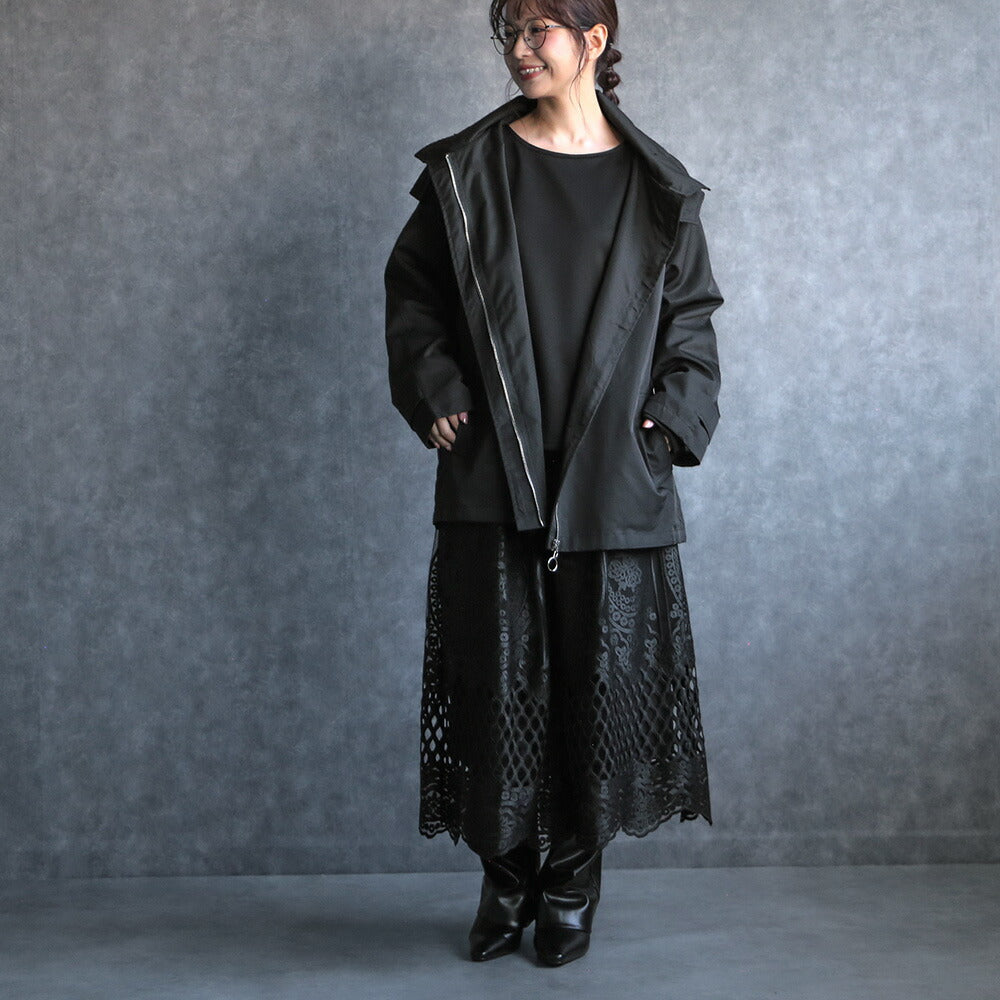 440012 ルーズフィットモードロングブーツ